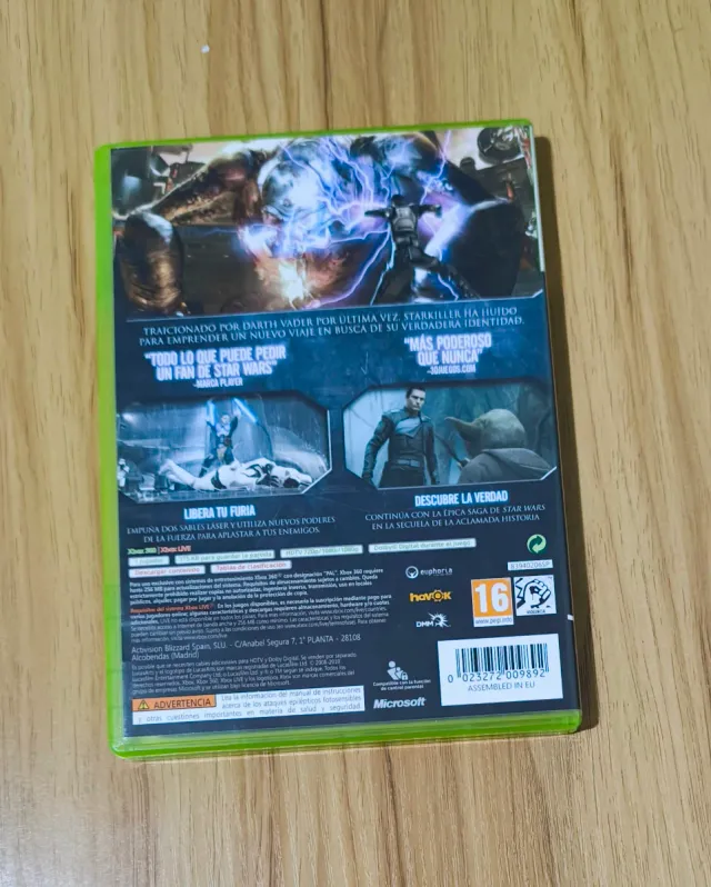 🇪🇦 Star Wars El Poder de la Fuerza II Xbox 360