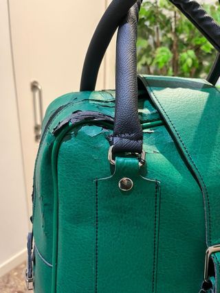Bolsa Adidas Vintage Marrón y Verde
