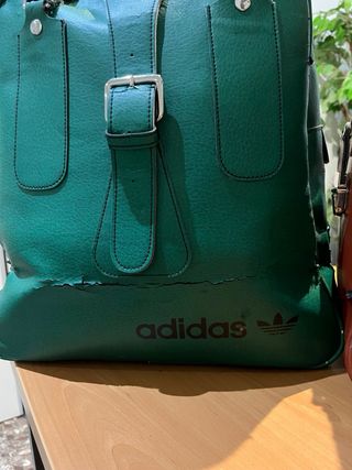Bolsa Adidas Vintage Marrón y Verde