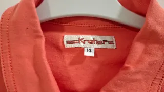 Chaqueta tejana Krater color salmon talla 14