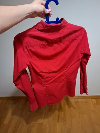 Camisa Tommy Hilfiger Roja Talla xxs Stretch