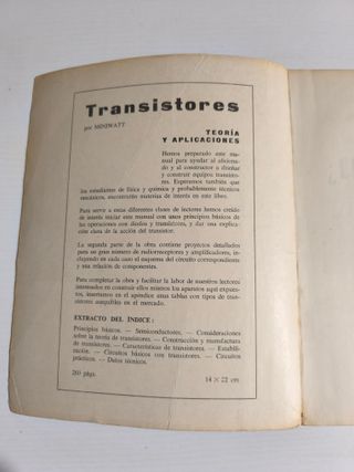 ¿El Transistor?... ¡Pero si es muy fácil!
