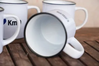 5 Tazas Kaiku Km.0 Esmaltadas