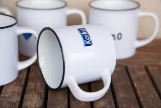 5 Tazas Kaiku Km.0 Esmaltadas