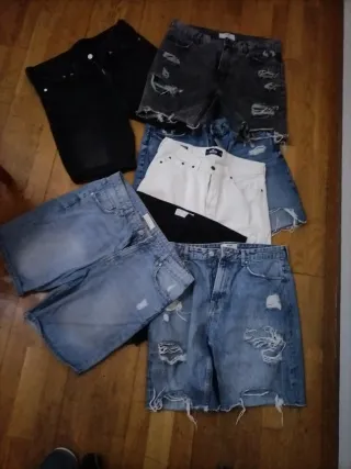 Pack 7 Shorts Vaqueros Hombre