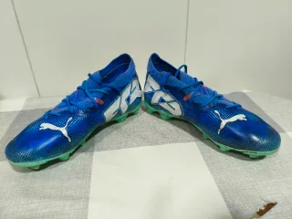 Botas Puma Césped Artificial Azul/Verde