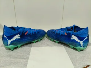 Botas Puma Césped Artificial Azul/Verde