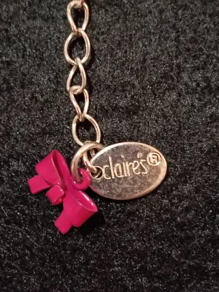 Colgante Bailarina Claire's - Detalle Lazo Rosa