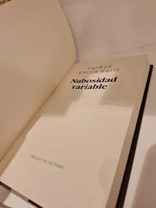 Nubosidad variable - Carmen Martín Gaite