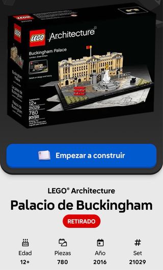 Lego 21029 Buckingham Palace