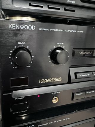 Minicadena Kenwood A-848 Stereo  1990.