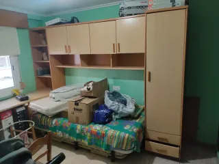 Habitación juvenil de madera