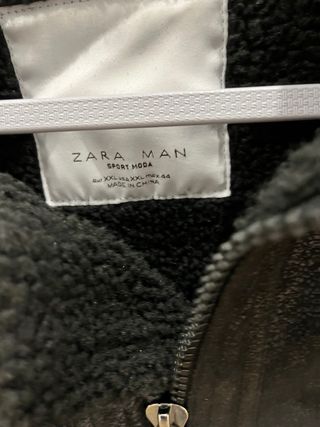 Chaqueta Zara Negra Forrada