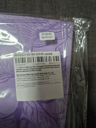 Funda Samsung Tab S10 Morada