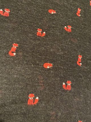 Jersey fino Springfield estampado zorros Talla M