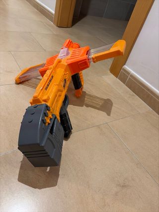 Pistola Nerf Double Dealer Naranja