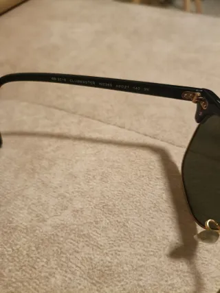 Gafas Ray-Ban Clubmaster Negro y Dorado