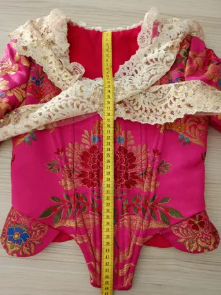 Vestido Fallera Niña T.10/12 + Zapatos