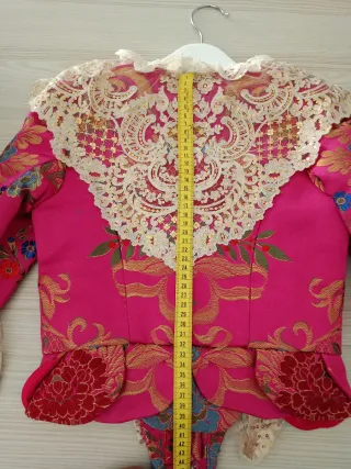 Vestido Fallera Niña T.10/12 + Zapatos