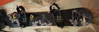 Tabla Snowboard + Fijaciones + Funda