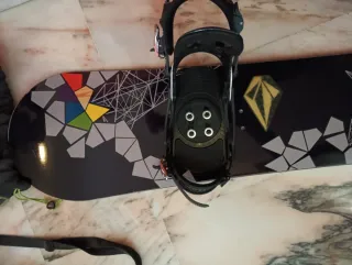 Tabla Snowboard + Fijaciones + Funda