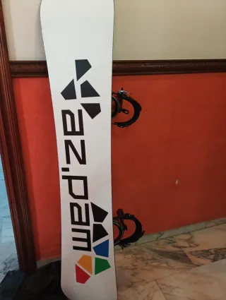 Tabla Snowboard + Fijaciones + Funda