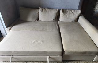 Sofá Cama Chaise Longue Ikea Beige