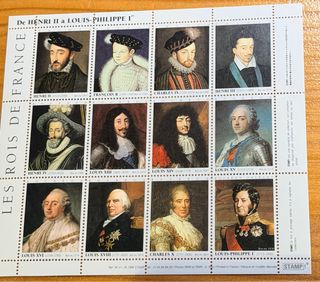Lámina Sellos Reyes de Francia