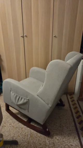 Poltrona Ergonomica Beige Tessuto