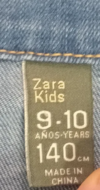 Cazadora vaquera niña