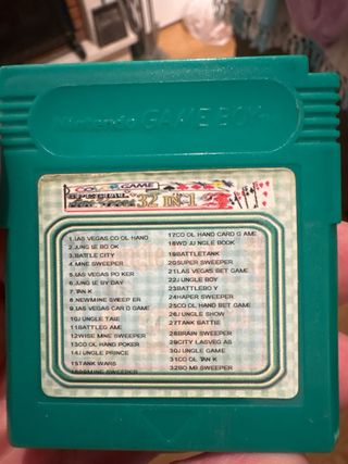 Game boy color +juego multi 32 juegos