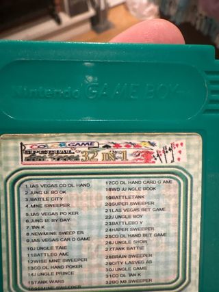 Game boy color +juego multi 32 juegos