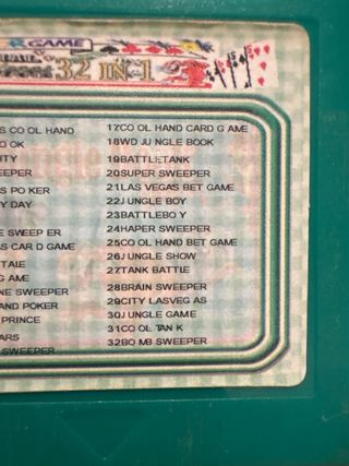 Game boy color +juego multi 32 juegos