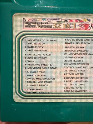 Game boy color +juego multi 32 juegos