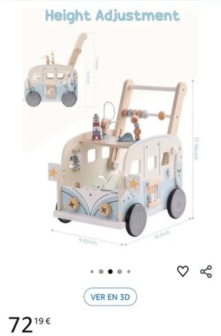 Andador de Madera Robud para Bebés