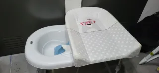 Bañera cambiador bebé con soporte BREVI BAGNOTIME