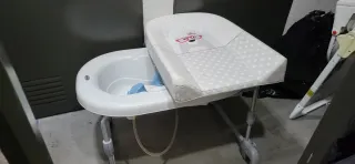 Bañera cambiador bebé con soporte BREVI BAGNOTIME