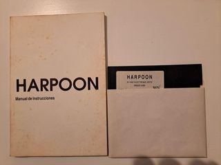 Harpoon Juego PC Electronic Arts Manual Disco