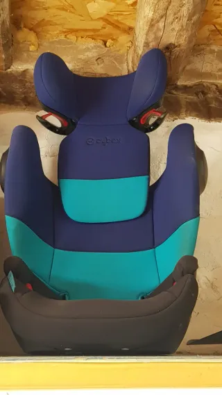 Silla coche Cybex azul y turquesa.venta en persona