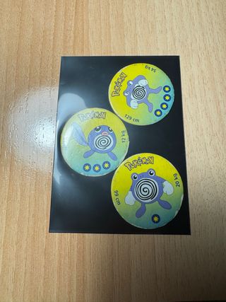 Tazos Pokémon Poliwarth Cadena Evolutiva