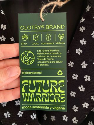 Americana Rocío de pana marca Clotsy Brand