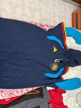Chándal Adidas España Azul Rojo