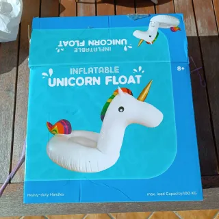 Colchón inflable unicornio