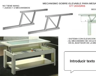 Bisagras abatibles cromadas