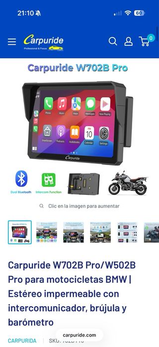 Carpuride W702B Pro para BMW