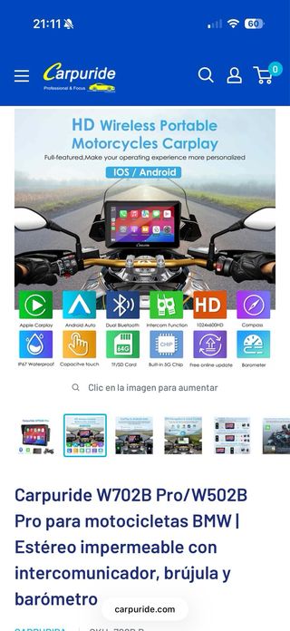 Carpuride W702B Pro para BMW