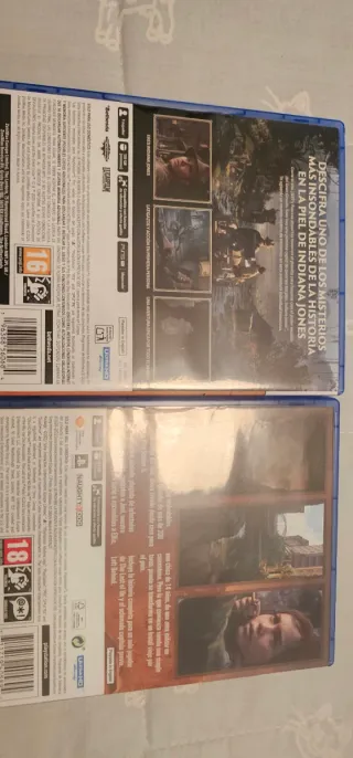 Lote 2 Juegos PS5 Indiana Jones y The Last of Us