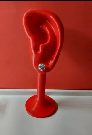 Pendientes de Plata de Ley de 8mm