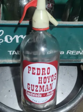 Lote 8 sifones antiguos Pedro Hoyos Guzmán antiguo