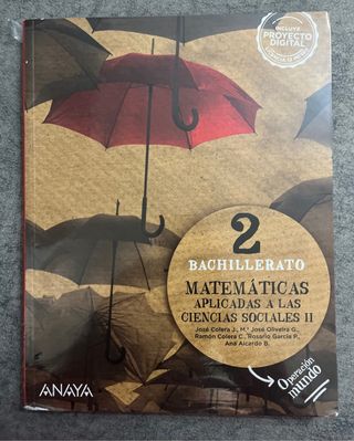 Matemáticas aplicadas a las Ciencias Sociales II.